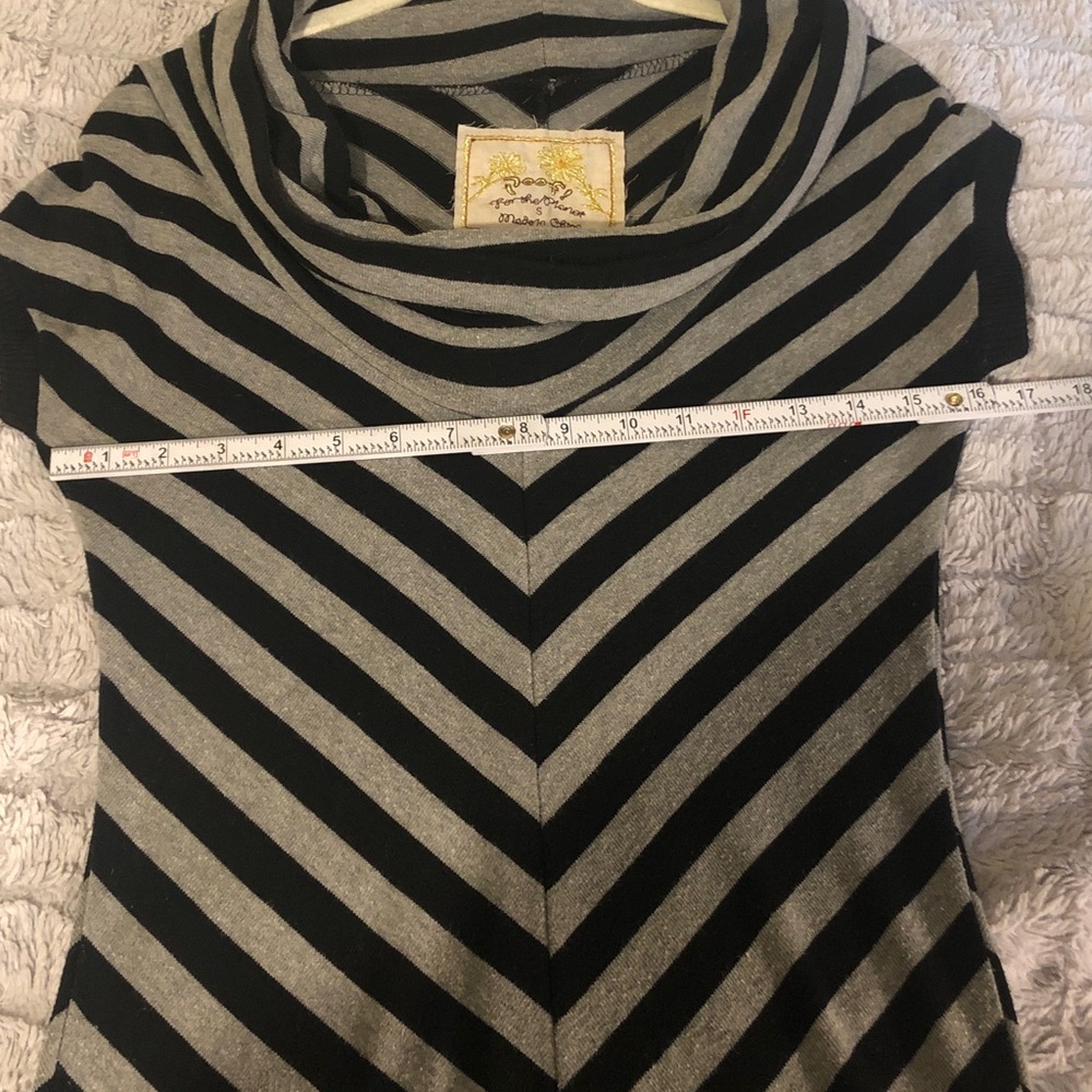 Poof! Black and Gray Striped Top - Picture 9 of 10